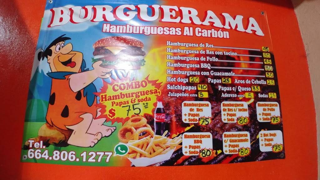 Burgerama Natura | restaurant | Natura Seccion Bosques, Tijuana, B.C., Mexico | 016641196960 OR +52 664 119 6960