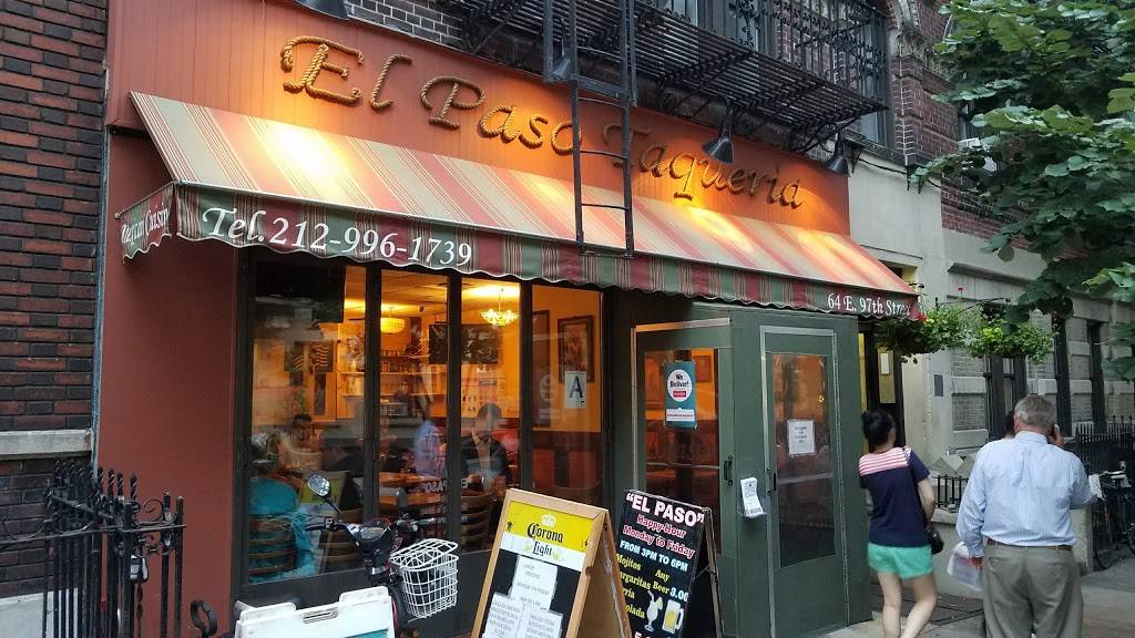 El Paso Taqueria | restaurant | 64 E 97th St, New York, NY 10029, USA | 2129961739 OR +1 212-996-1739