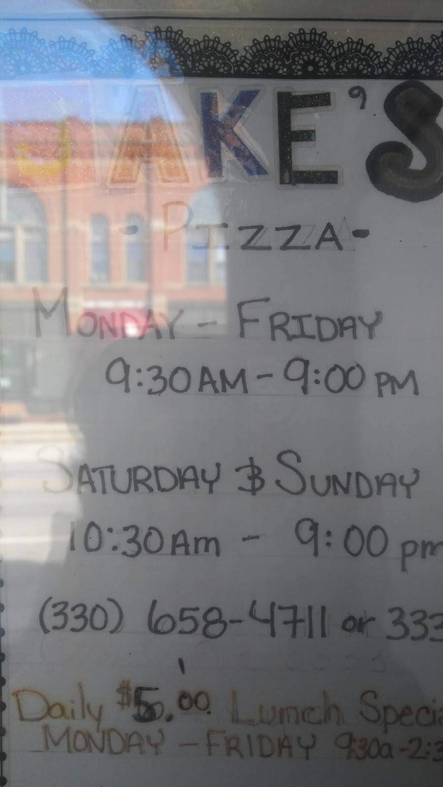 Jakes Pizza | restaurant | 73 Portage St, Doylestown, OH 44230, USA | 3306584711 OR +1 330-658-4711