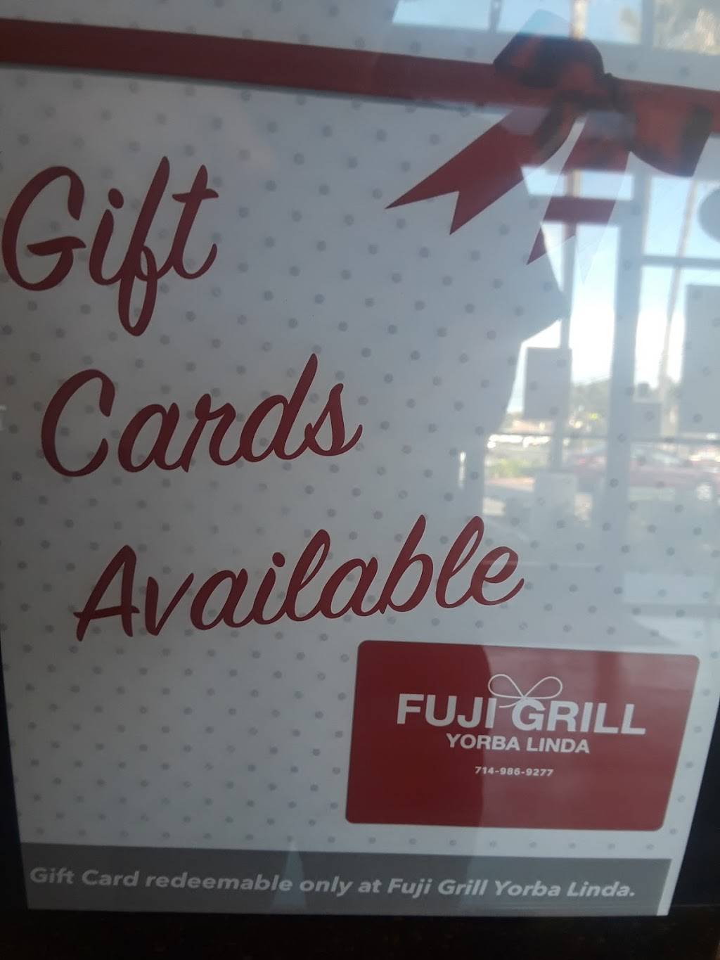 Fuji Grill | restaurant | 4854 Valley View Ave Ste C, Yorba Linda, CA 92886, USA | 7149869277 OR +1 714-986-9277