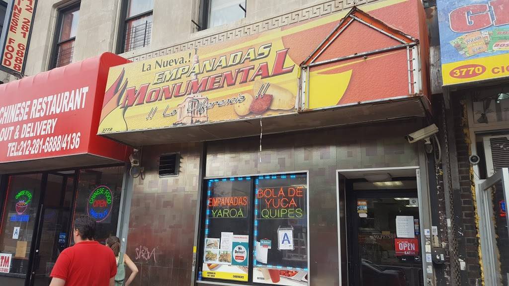 Empanadas Monumental | restaurant | 3772 Broadway, New York, NY 10032, USA | 6465592502 OR +1 646-559-2502