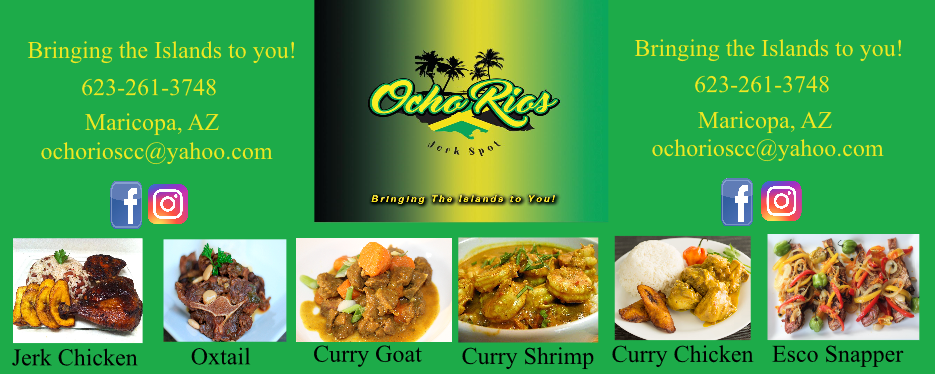 Ocho Rios Jerk Spot | restaurant | 4220 W Northern Ave Ste 104, Phoenix, AZ 85051, USA | 6232485131 OR +1 623-248-5131