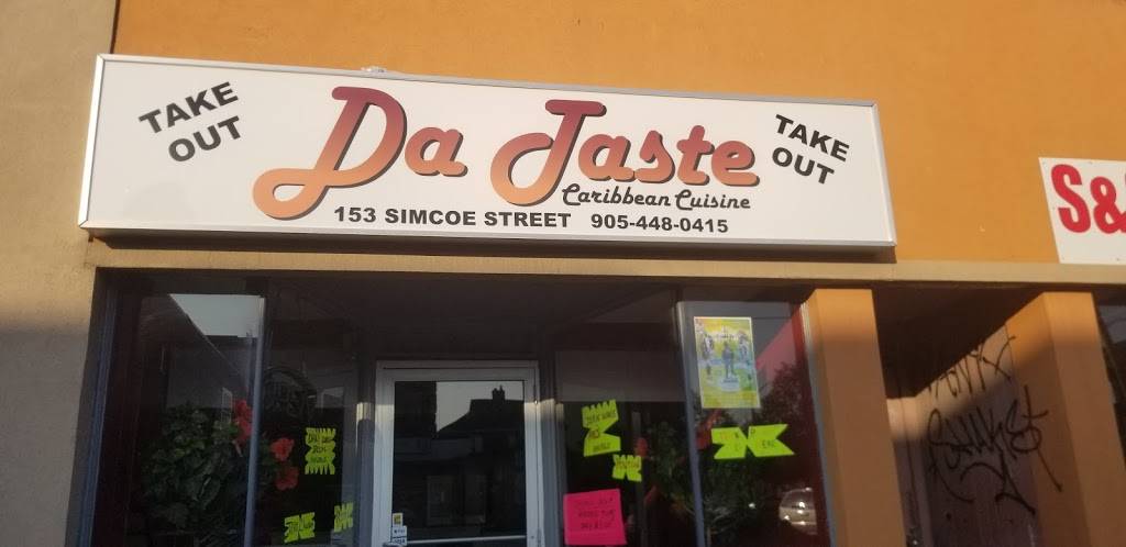 Da Taste Takeout | restaurant | 153 Simcoe St S, Oshawa, ON L1H 4G8, Canada | 9054480415 OR +1 905-448-0415