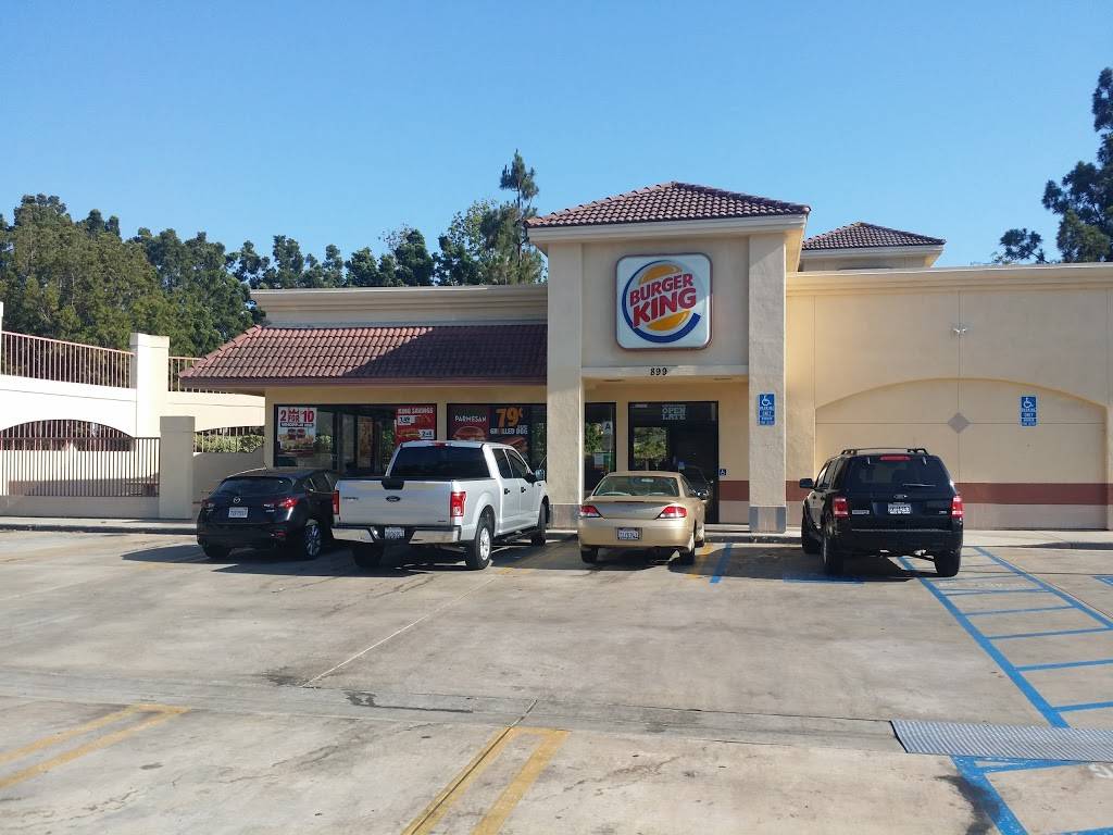 Burger King | restaurant | 899 E H St, Chula Vista, CA 91910, USA | 6196289532 OR +1 619-628-9532