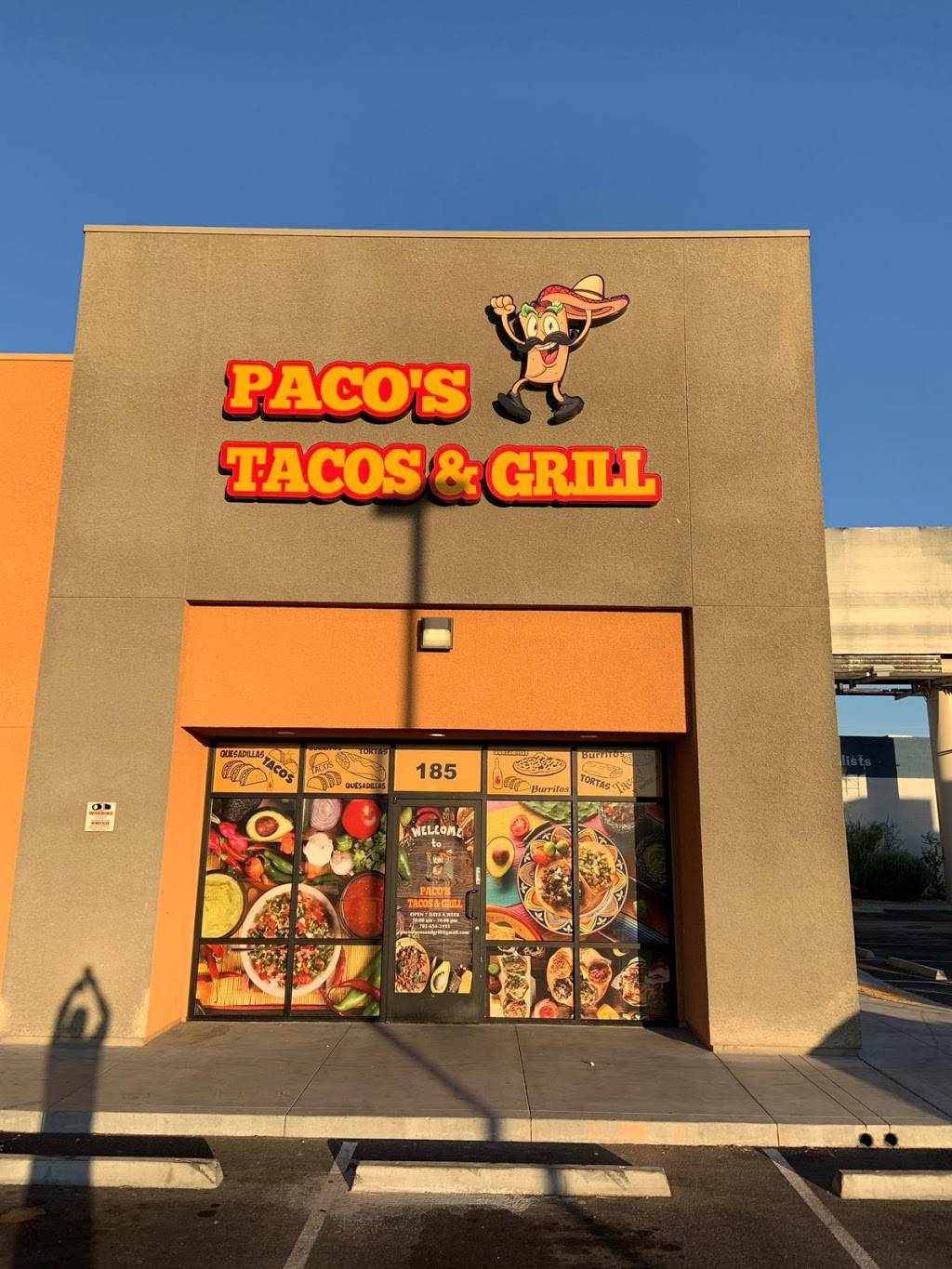 Pacos Tacos & Grill | restaurant | 3438 E Sahara Ave, Las Vegas, NV 89104, USA | 7026543193 OR +1 702-654-3193