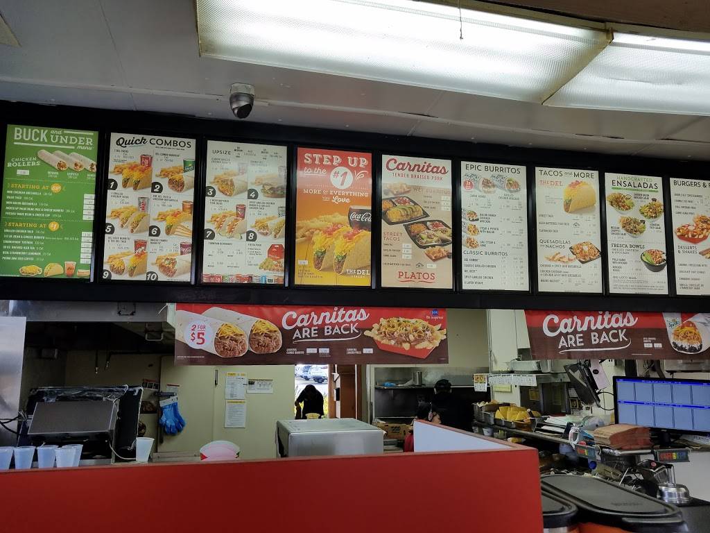 Del Taco | meal takeaway | 21060 Golden Springs Dr, Walnut, CA 91789, USA | 9095948992 OR +1 909-594-8992