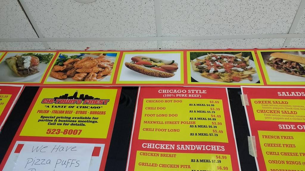 Chi Towns Finest | restaurant | 500 W Jefferson St, Springfield, IL 62702, USA | 2175238007 OR +1 217-523-8007