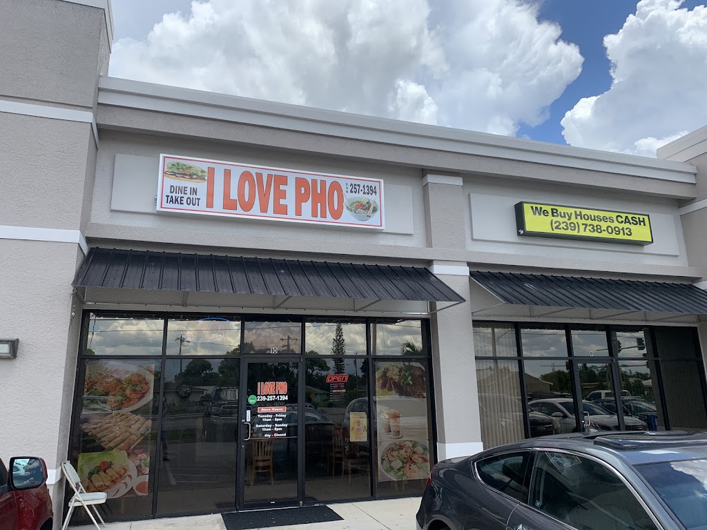I LOVE PHO | restaurant | 601 Del Prado Blvd N Ste. 10, Cape Coral, FL 33909, USA | 2392571394 OR +1 239-257-1394