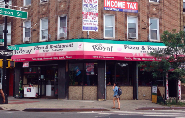 Royal Pizza | restaurant | 55-06 Myrtle Ave, Ridgewood, NY 11385, USA | 7184977090 OR +1 718-497-7090