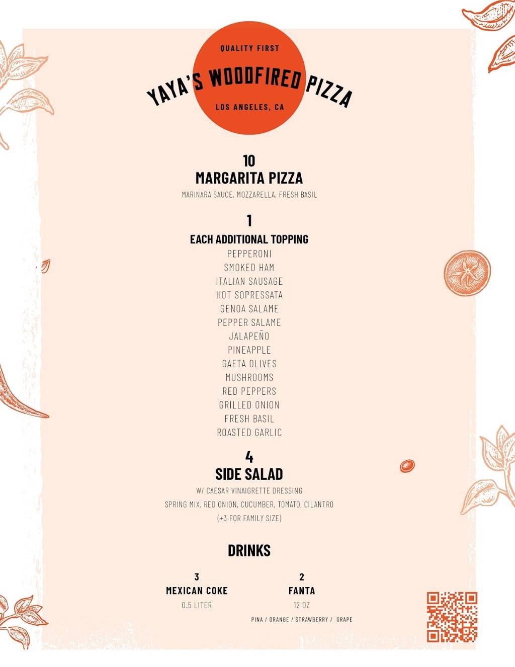 Yayas Woodfired pizza | meal delivery | 108 S Amantha Ave, Compton, CA 90220, USA | 4242939420 OR +1 424-293-9420