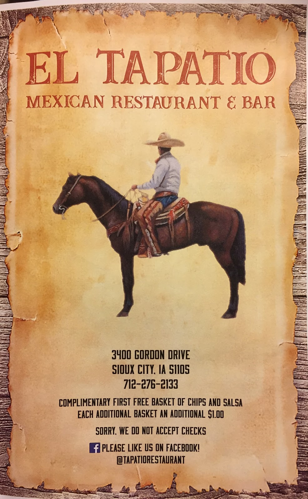 El Tapatio Restaurant | restaurant | 3400 Gordon Dr, Sioux City, IA 51105, USA | 7122762133 OR +1 712-276-2133