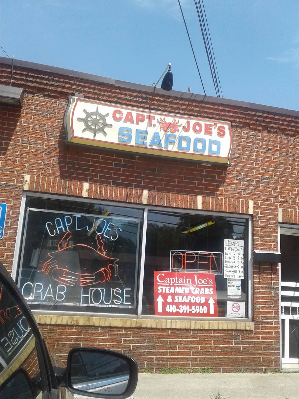 Captain Joes Crab House | restaurant | 617 S Marlyn Ave, Baltimore, MD 21221, USA | 4103915960 OR +1 410-391-5960