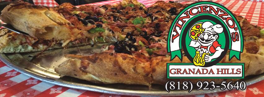 Vincenzos Pizza Granada Hills | meal takeaway | 11045 Balboa Blvd, Granada Hills, CA 91344, USA | 8189235640 OR +1 818-923-5640
