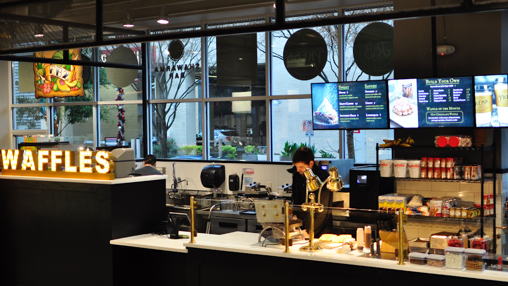 Press Waffle Co. | restaurant | Foodhall at Crockett Row, 3000 Crockett St, Fort Worth, TX 76107, USA | 8173504818 OR +1 817-350-4818