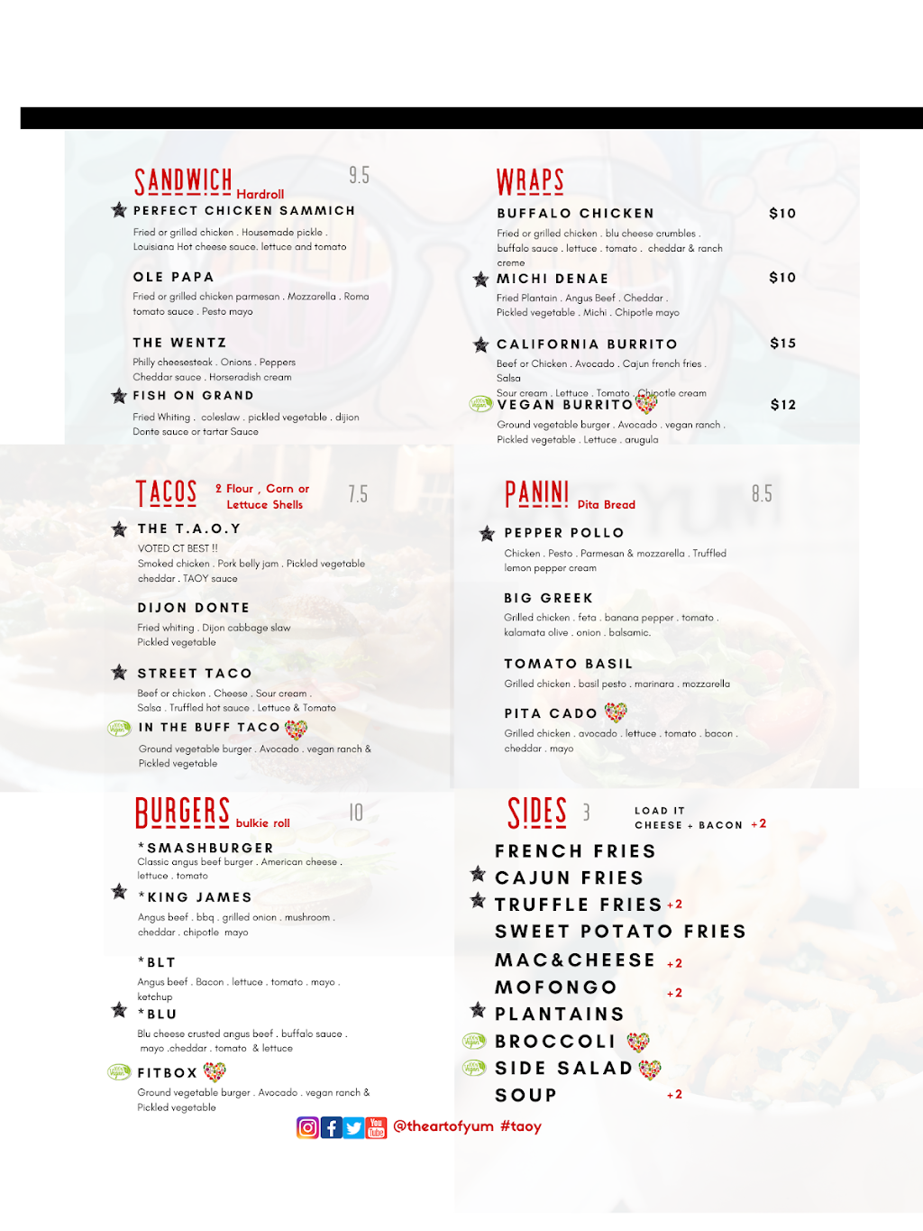 The Art of Yum - Southington | restaurant | 1091 S Main St, Plantsville, CT 06479, USA | 8603182057 OR +1 860-318-2057