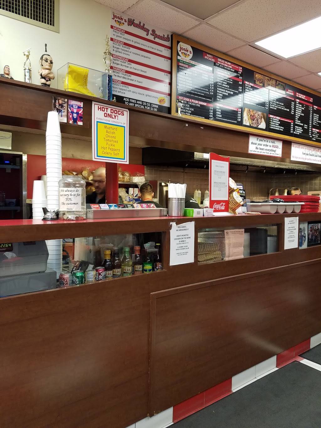 Joshs Hot Dogs | restaurant | 873 Sanders Rd, Northbrook, IL 60062, USA | 8472721177 OR +1 847-272-1177