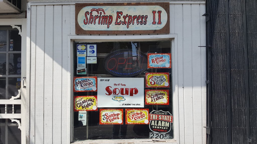 Shrimp Express II | restaurant | 2205 W Indiana Ave, Philadelphia, PA 19132, USA | 2152283336 OR +1 215-228-3336