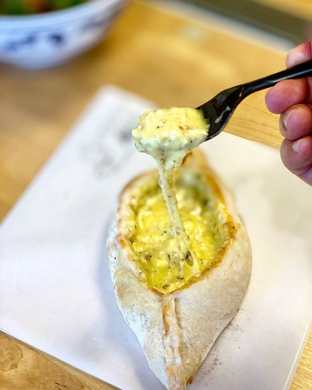 Tony Khachapuri- LOCATED INSIDE Oui Bakery on Melrose | restaurant | 6909 Melrose Ave, Los Angeles, CA 90038, USA | 3236457944 OR +1 323-645-7944
