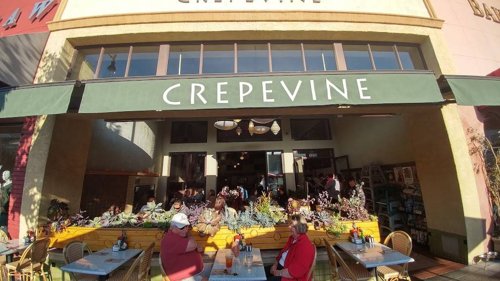 Crepevine | restaurant | 1310 Burlingame Ave, Burlingame, CA 94010, USA | 6503441310 OR +1 650-344-1310