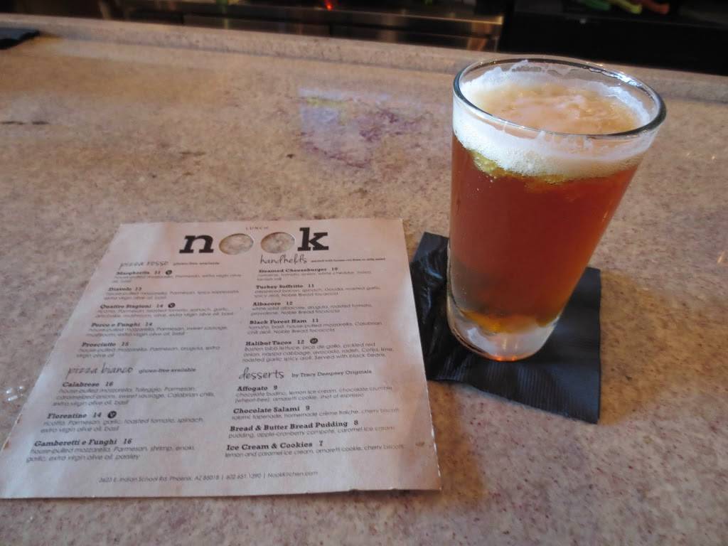 Nook Kitchen Arcadia | restaurant | 4231 E Indian School Rd, Phoenix, AZ 85018, USA | 6022965655 OR +1 602-296-5655