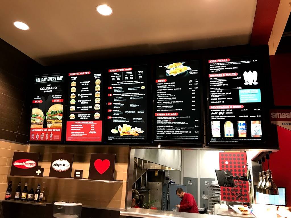 Smashburger | restaurant | 9563 S University Blvd ste a, Highlands Ranch, CO 80126, USA | 3038727297 OR +1 303-872-7297