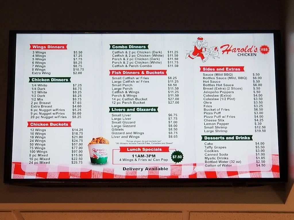 Harold’s Chicken #88 meets beer | restaurant | 1450 S Michigan Ave, Chicago, IL 60605, USA | 3129645003 OR +1 312-964-5003