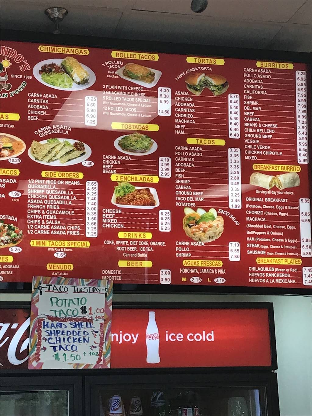 Armandos Mexican Food | restaurant | 23575 Sunnymead Ranch Pkwy, Moreno Valley, CA 92557, USA | 9512422779 OR +1 951-242-2779