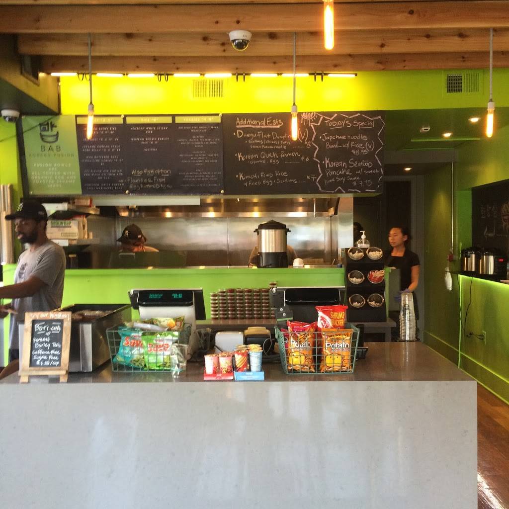 BAB Korean Fusion | restaurant | 1387 H St NE A, Washington, DC 20002, USA | 2023998999 OR +1 202-399-8999