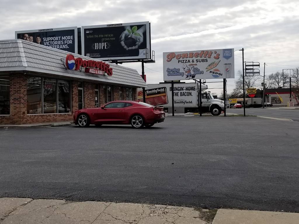 Ponzettis Pizza & Subs | restaurant | 1053 N Salisbury Blvd, Salisbury, MD 21801, USA | 4105461251 OR +1 410-546-1251