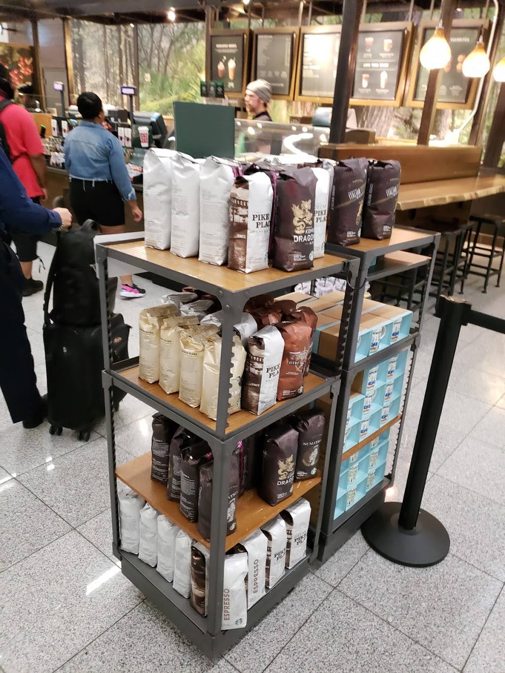 Starbucks | cafe | 6000 N Terminal Pkwy, Atlanta, GA 30320, USA | 4703437587 OR +1 470-343-7587