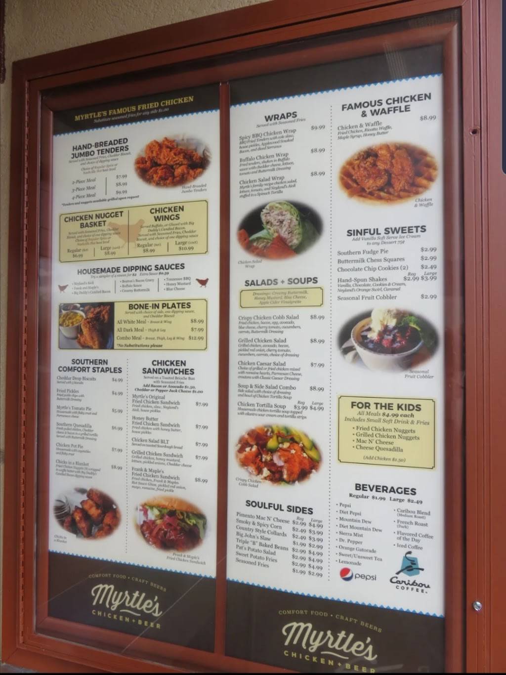 Myrtles Chicken and Beer - West | restaurant | 7063 Kingston Pike, Knoxville, TN 37919, USA | 8655002667 OR +1 865-500-2667