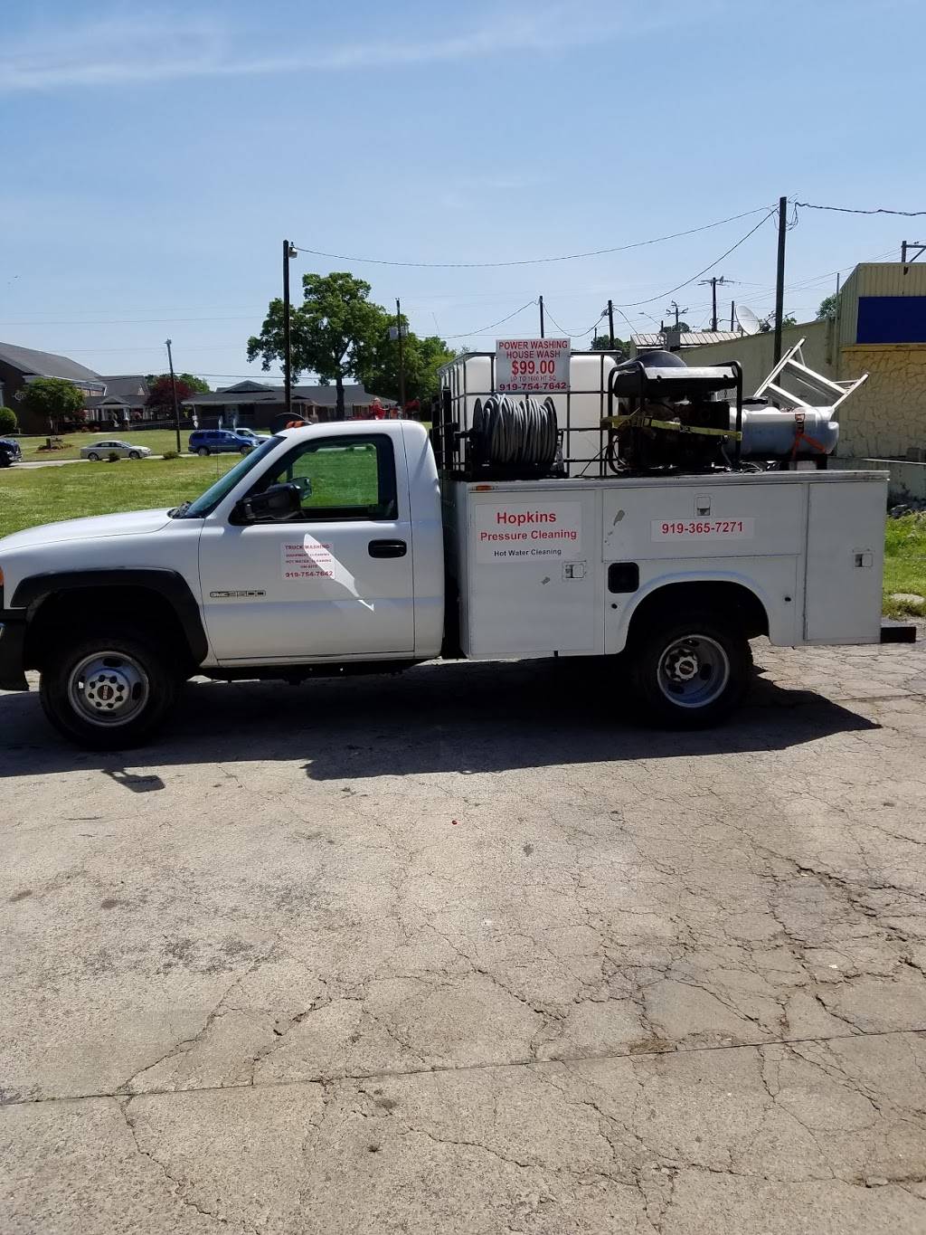 Hopkins Power Washing of Goldsboro NC | restaurant | 508 E Alvin St, Goldsboro, NC 27530, USA | 9198071204 OR +1 919-807-1204
