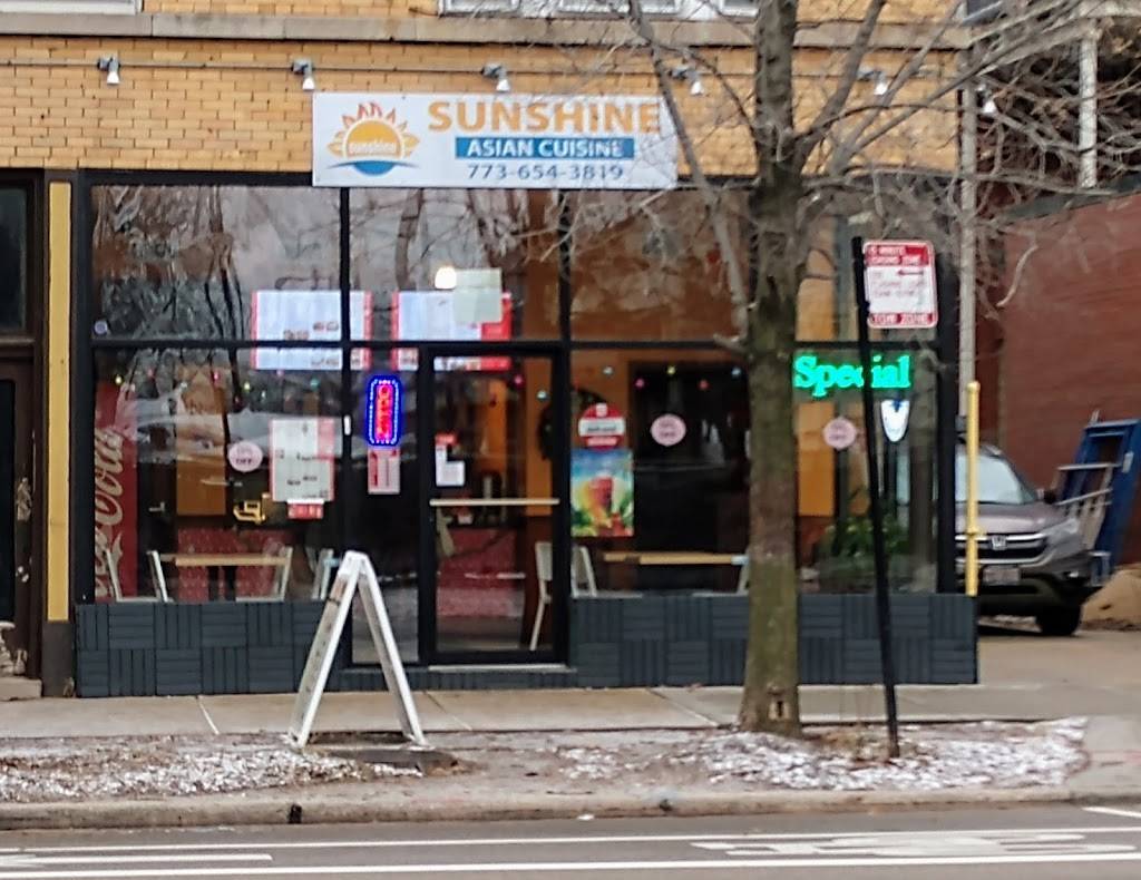 Sunshine Asian Cuisine | restaurant | 4649 N Damen Ave, Chicago, IL 60625, USA | 7736543819 OR +1 773-654-3819