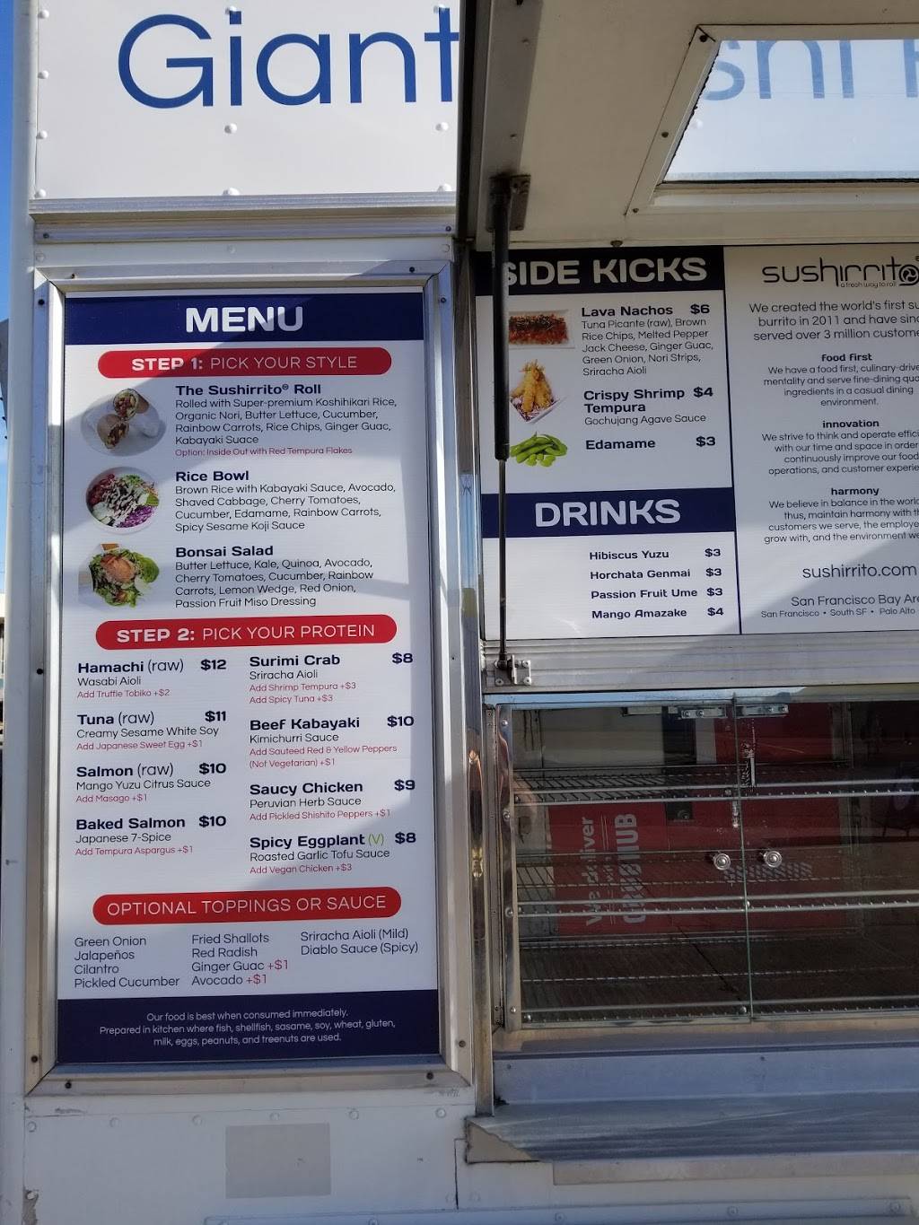 Sushirrito Food Truck | restaurant | 405 Allerton Ave, South San Francisco, CA 94080, USA | 4159490526 OR +1 415-949-0526