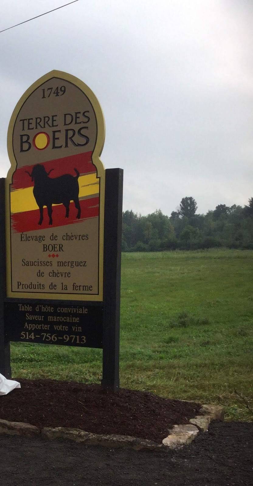 Table Champêtre Terre des Boers | restaurant | 1749 Chemin de la Rivière, Sainte-Clotilde-de-Châteauguay, QC J0L 1W0, Canada | 5147569713 OR +1 514-756-9713