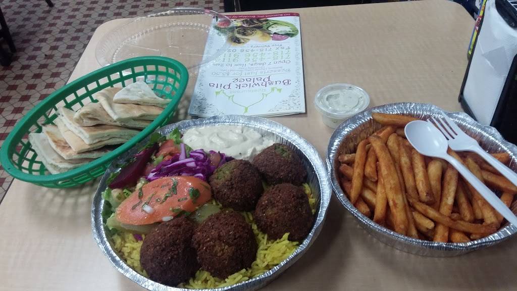 Bushwick Pita Palace | meal takeaway | 243 Bushwick Ave, Brooklyn, NY 11206, USA | 7184561304 OR +1 718-456-1304