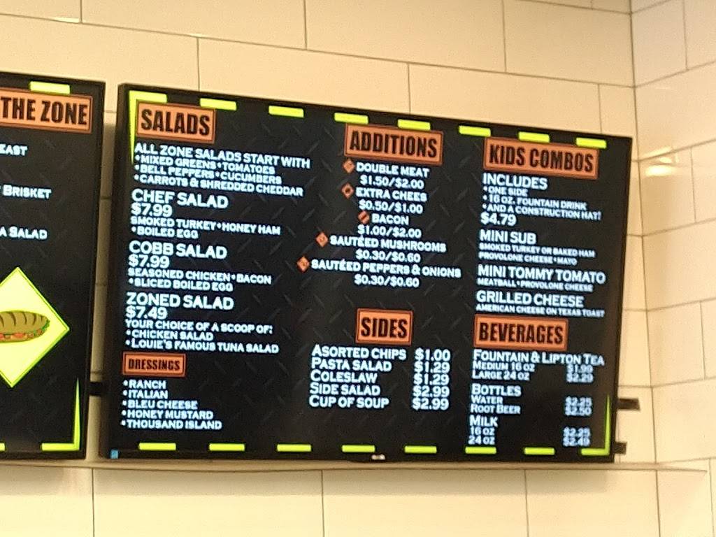 Construction Zone Subs | restaurant | 11149 Asheville Hwy, Inman, SC 29349, USA | 8647083366 OR +1 864-708-3366