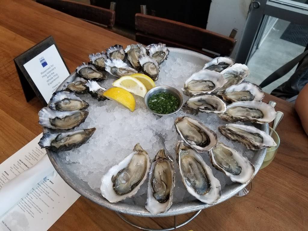 Hog Island Oyster Co | restaurant | 610 1st St #22, Napa, CA 94559, USA | 7072518113 OR +1 707-251-8113
