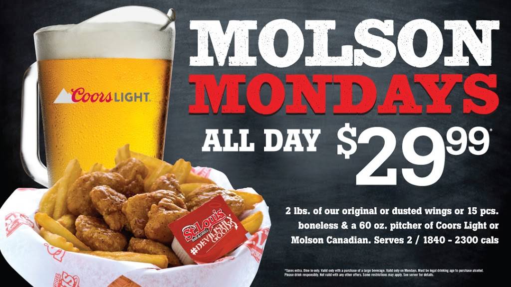 St. Louis Bar & Grill | restaurant | 685 University Ave Building 1, Orillia, ON L3V 8K8, Canada | 7052599464 OR +1 705-259-9464