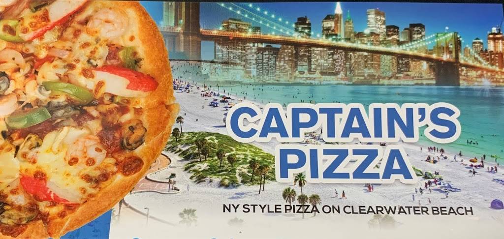 Captain’s Pizza North Beach | restaurant | 483 Mandalay Ave, Clearwater, FL 33767, USA | 7272238200 OR +1 727-223-8200