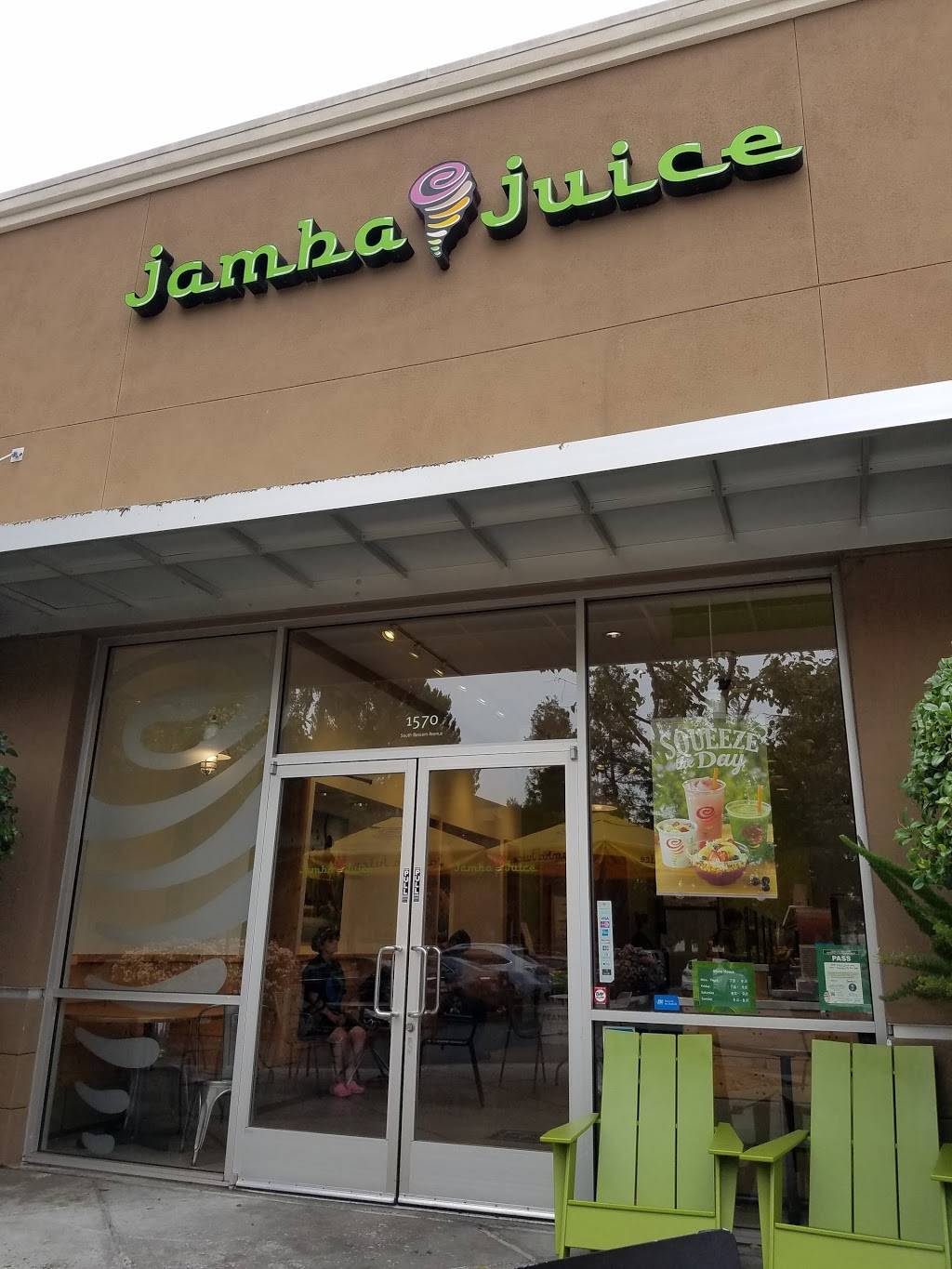 Jamba Juice | restaurant | 1570 S Bascom Ave, San Jose, CA 95125, USA | 4085580320 OR +1 408-558-0320