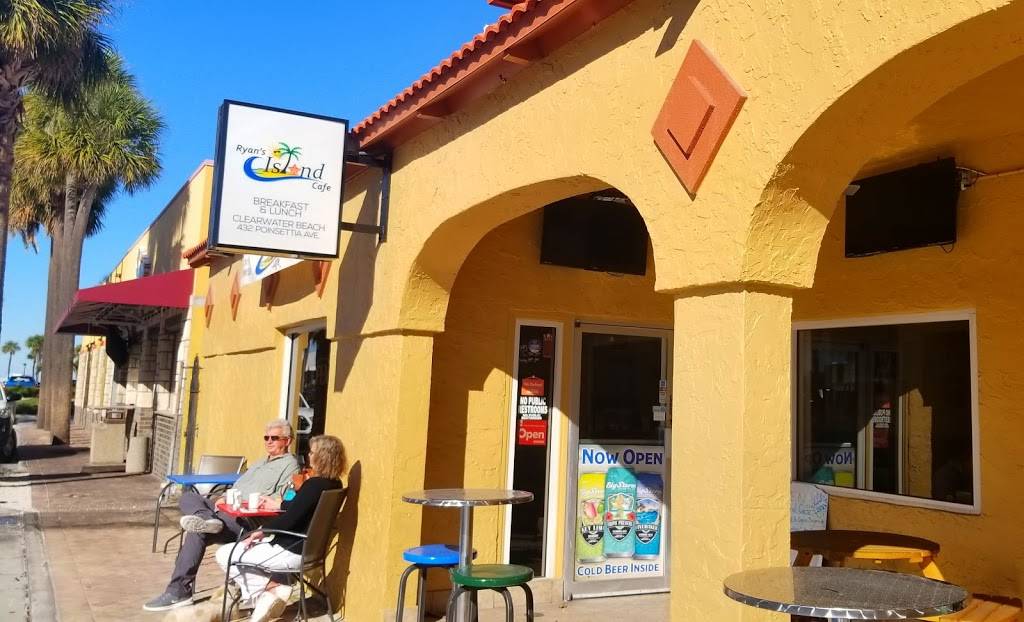 Ryans Island Cafe | restaurant | 432 Poinsettia Ave, Clearwater Beach, FL 33767, USA | 7272404799 OR +1 727-240-4799