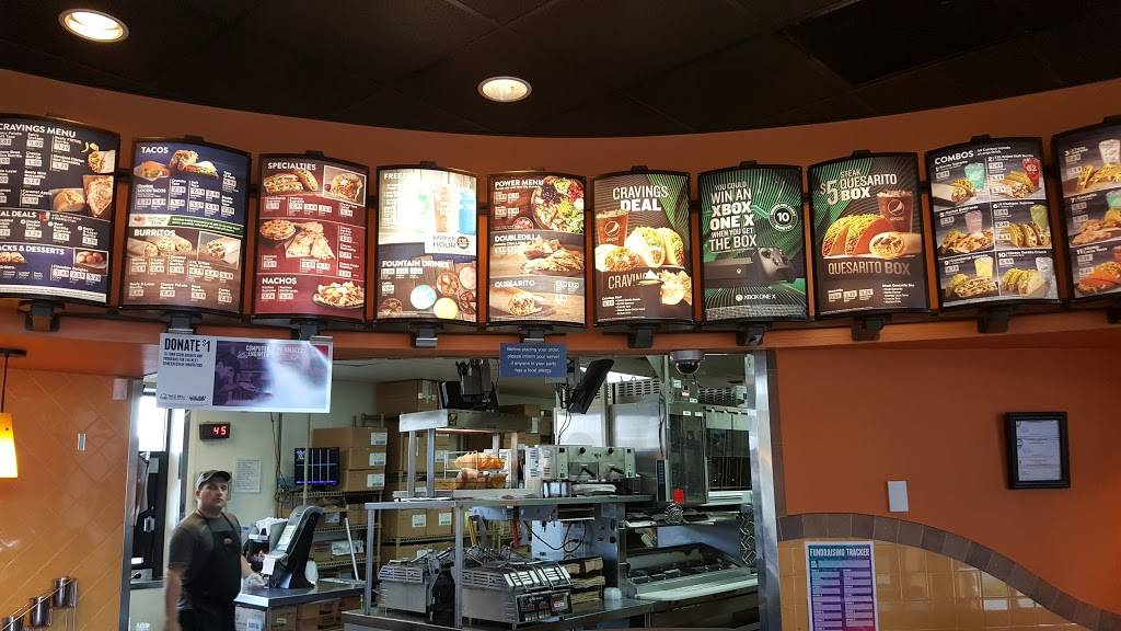 Taco Bell | meal takeaway | 231 E Main St, Westfield, MA 01085, USA | 4135680153 OR +1 413-568-0153