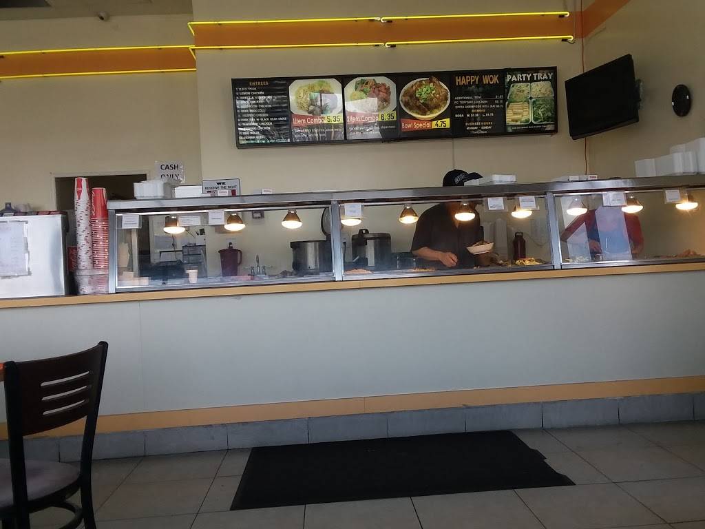 Happy Wok | restaurant | 853 N Hacienda Blvd, La Puente, CA 91744, USA | 6263336273 OR +1 626-333-6273