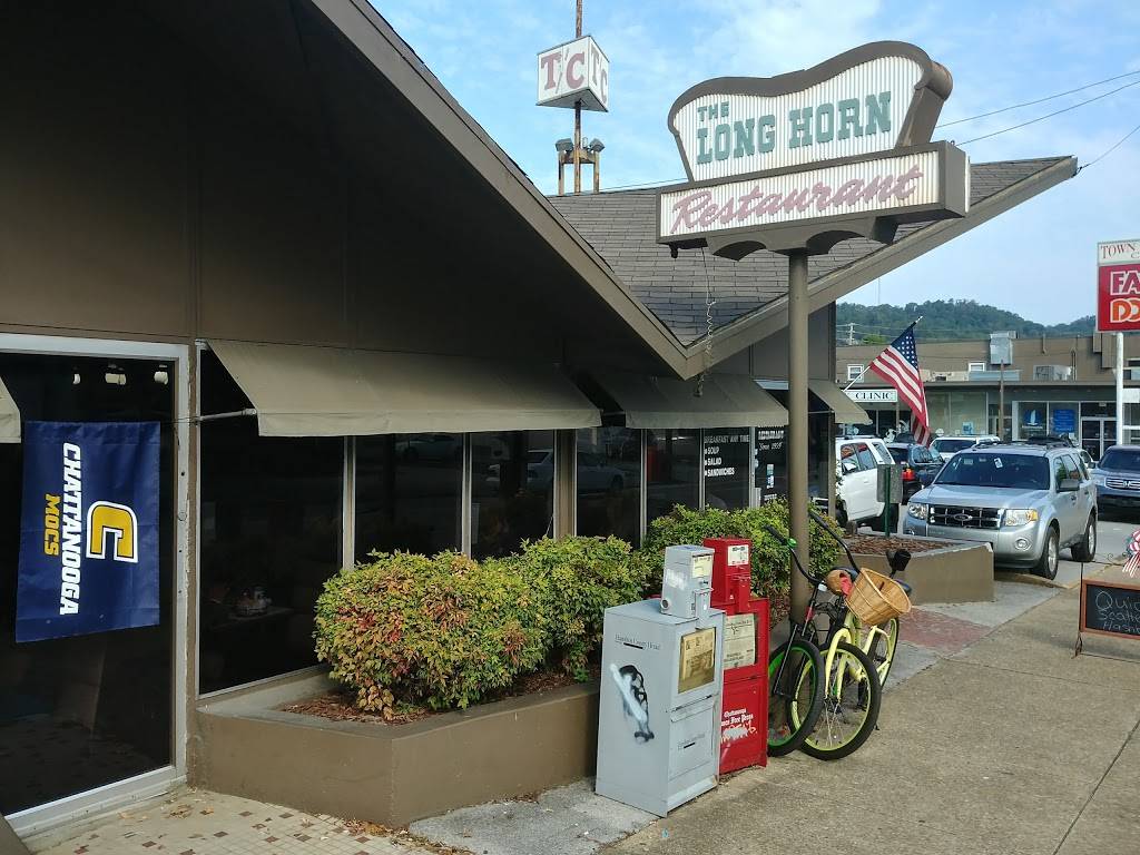 The Long Horn Restaurant | restaurant | 129 N Market St, Chattanooga, TN 37405, USA | 4232652354 OR +1 423-265-2354