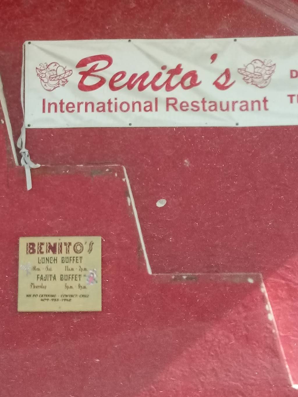 Benitos International Restaurant | restaurant | 1309 1st St, La Marque, TX 77568, USA | 4099351948 OR +1 409-935-1948