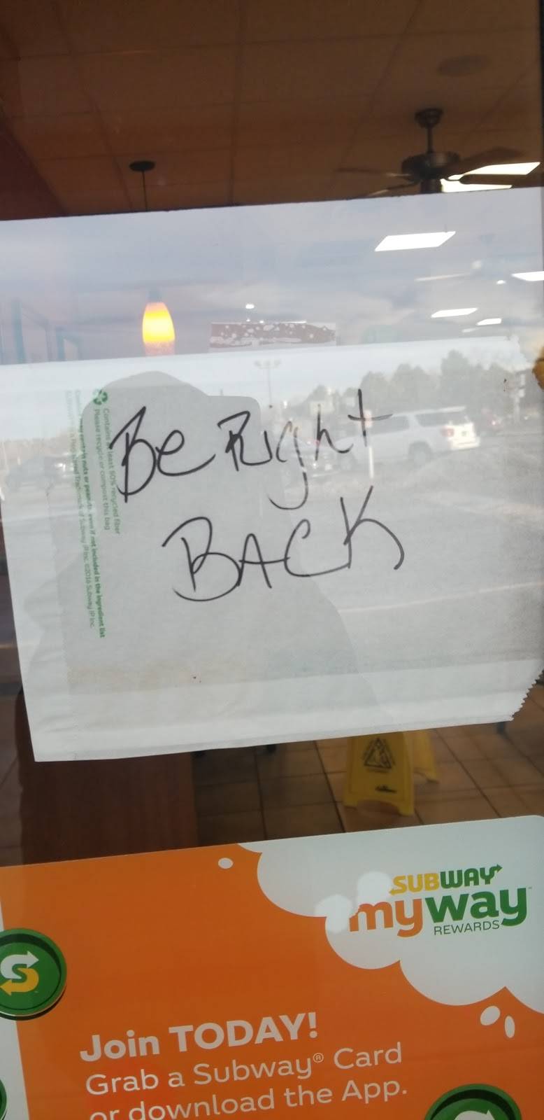 Subway Restaurants | restaurant | 8000 E Quincy Ave Unit 500, Denver, CO 80237, USA | 3032201177 OR +1 303-220-1177