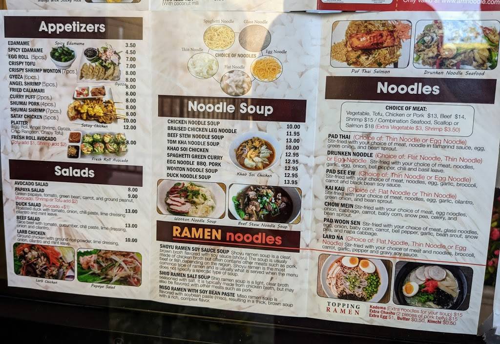 Am Noodle | restaurant | 4744 Telephone Rd, Ventura, CA 93003, USA | 8055354236 OR +1 805-535-4236