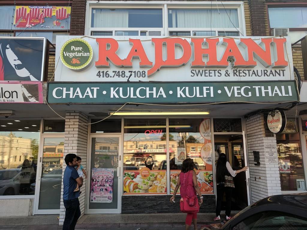 Rajdhani Sweets & Restaurant | restaurant | 2658 Islington Ave, Etobicoke, ON M9V 2X5, Canada | 4167487108 OR +1 416-748-7108