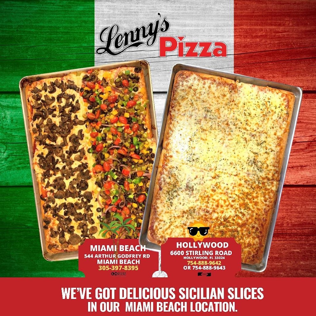 Lennys Pizza - Hollywood | restaurant | 6600 Stirling Rd, Hollywood, FL 33024, USA | 7548889642 OR +1 754-888-9642